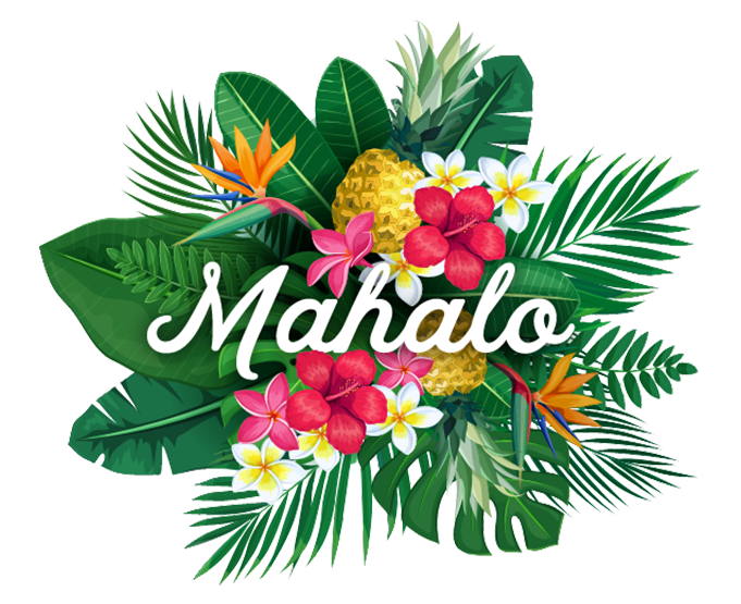 Thank you by saying Mahalo in Hawaii - Olalani